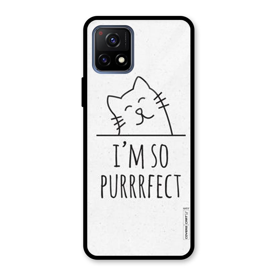 So Purrfect Glass Back Case for Vivo Y72 5G