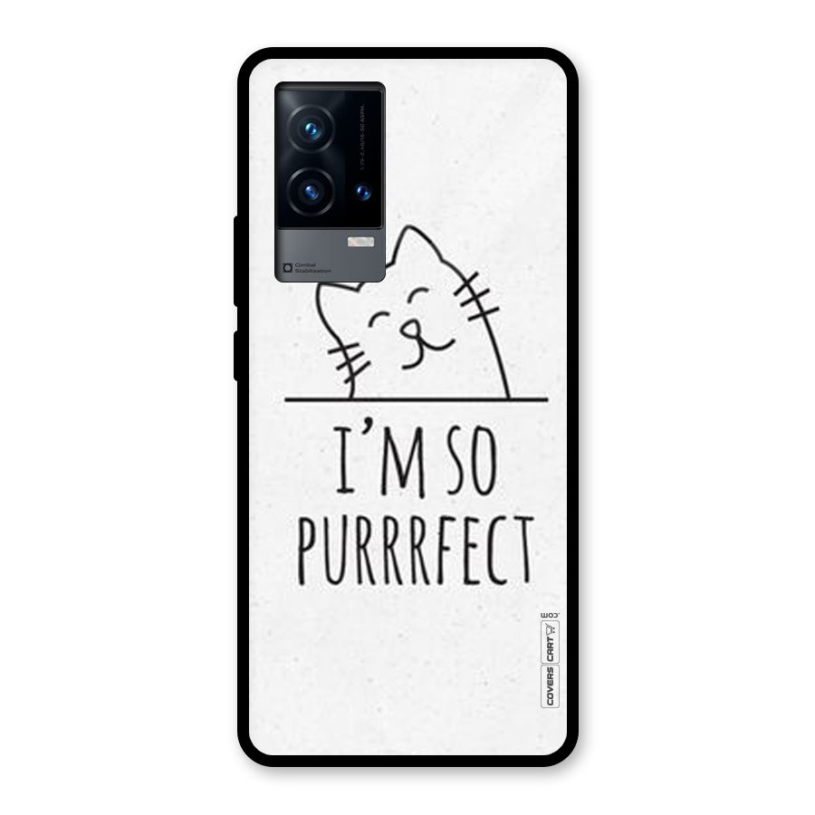 So Purrfect Glass Back Case for iQOO 9 5G