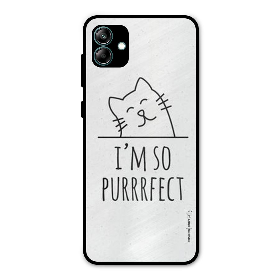 So Purrfect Metal Back Case for Galaxy A04