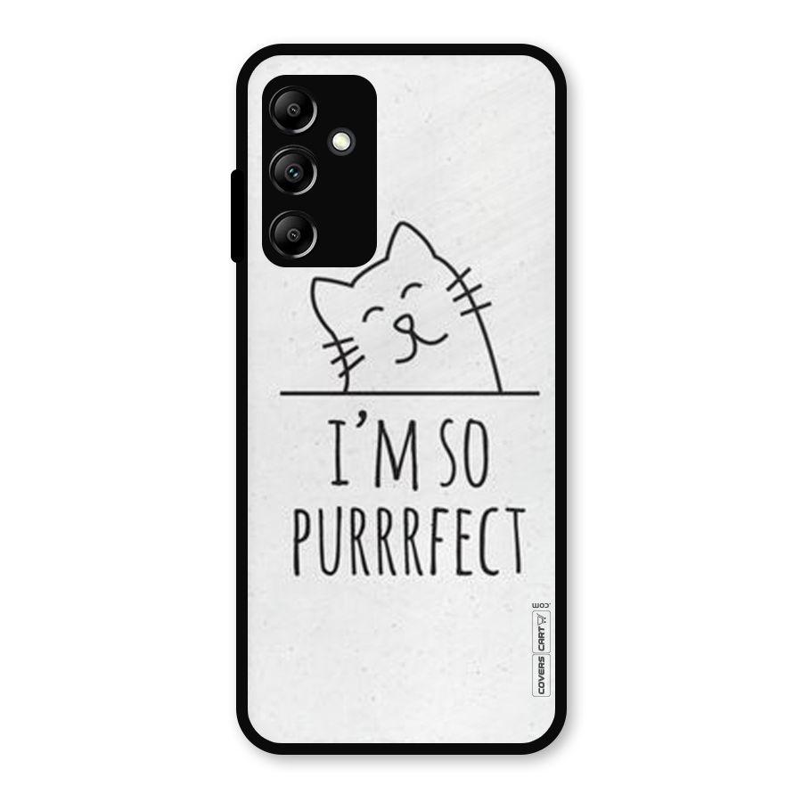 So Purrfect Metal Back Case for Galaxy A14 5G