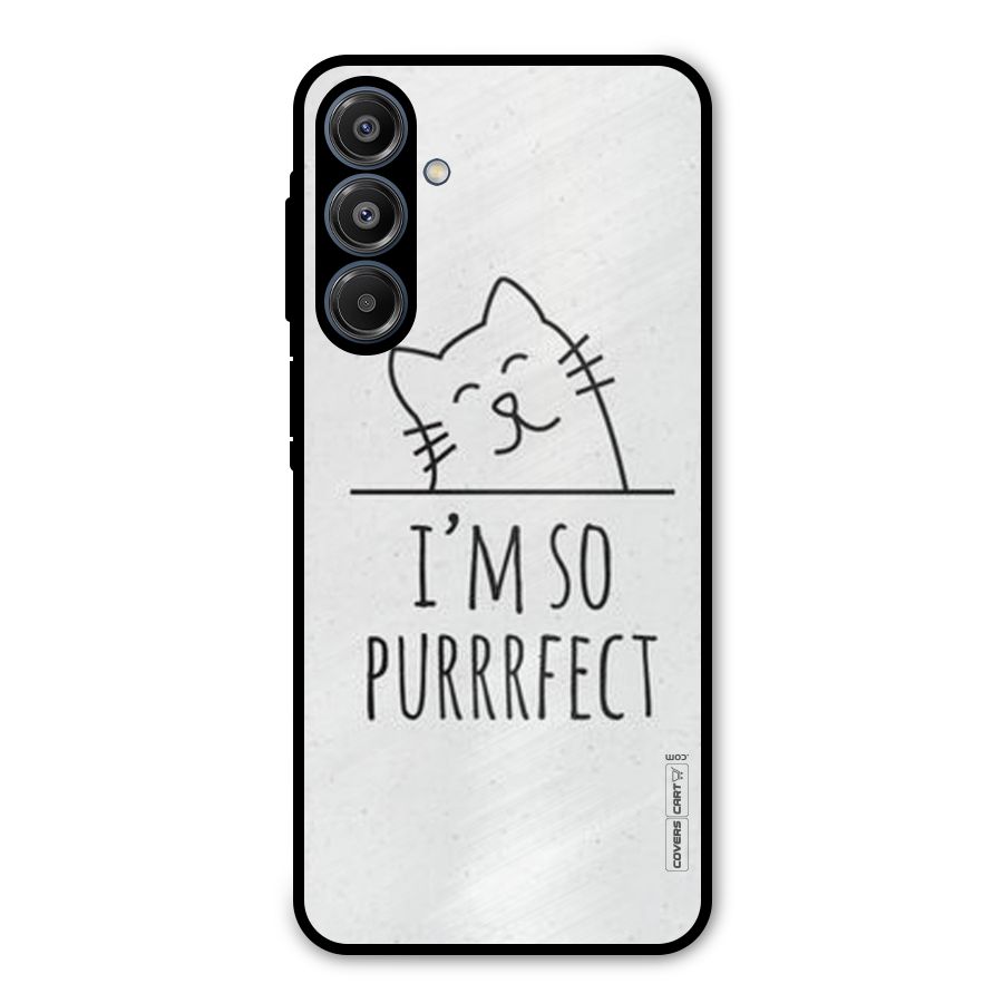 So Purrfect Metal Back Case for Galaxy A16 5G