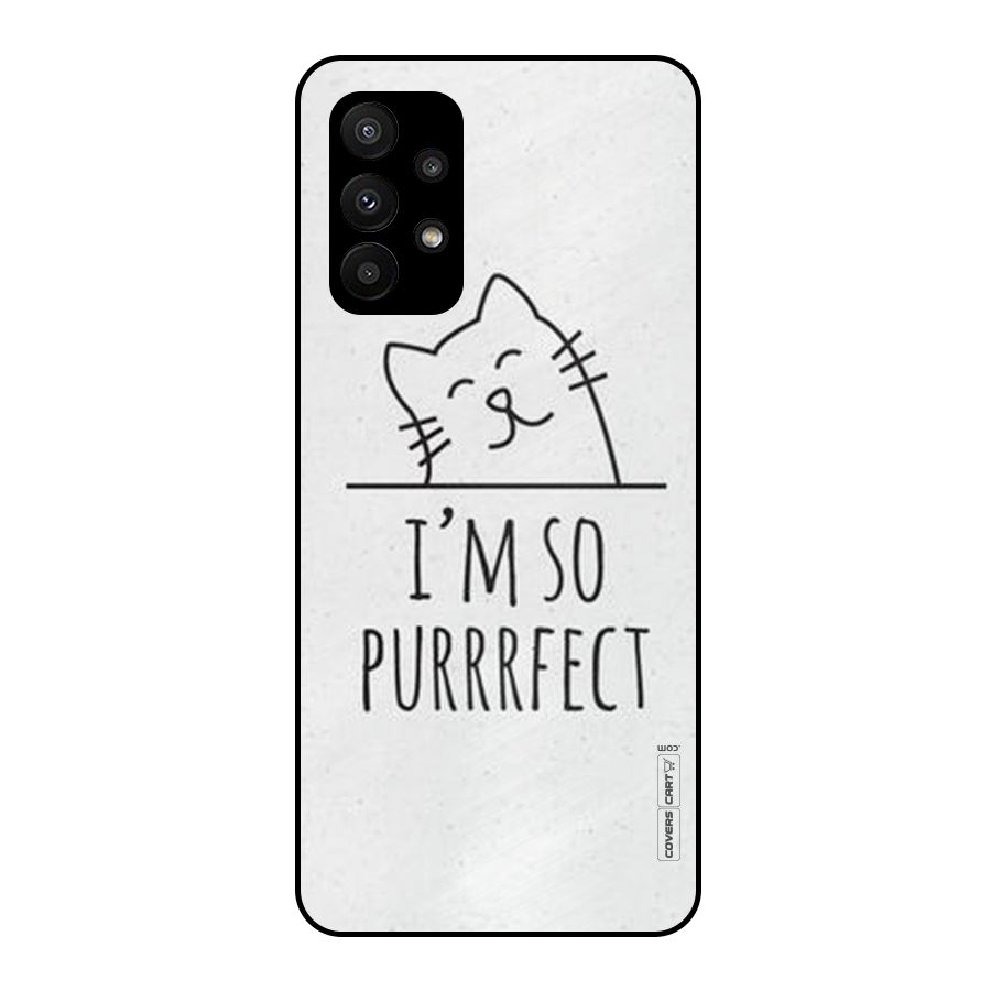 So Purrfect Metal Back Case for Galaxy A23