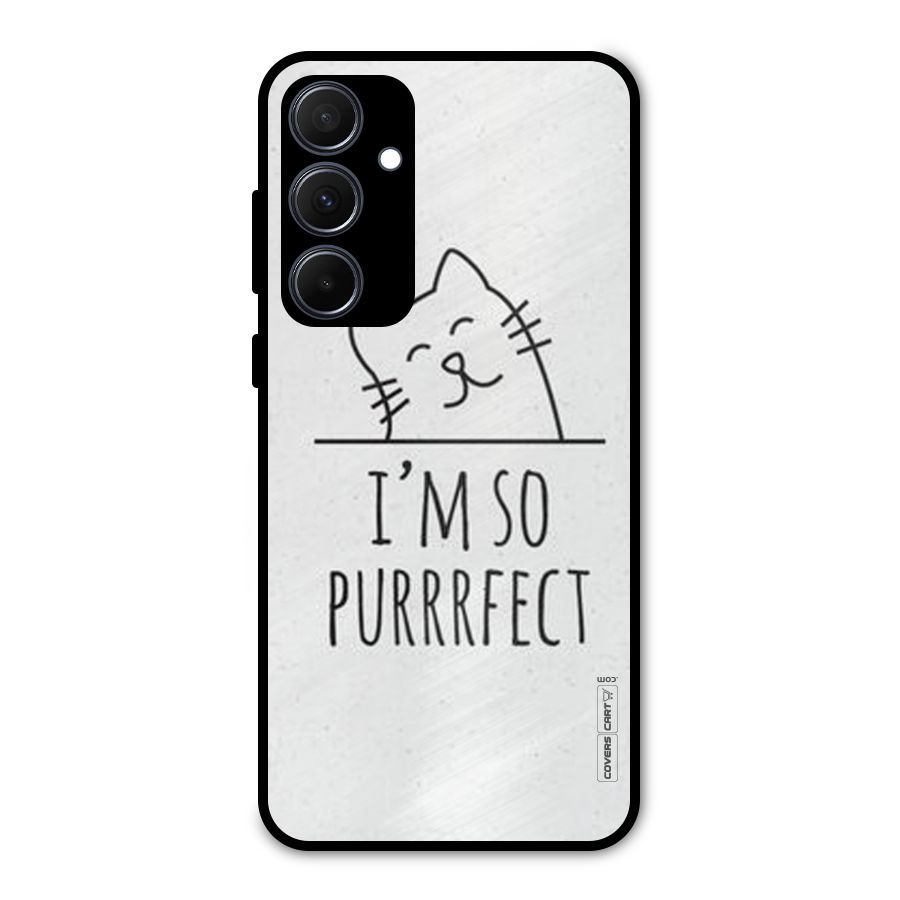 So Purrfect Metal Back Case for Galaxy A35