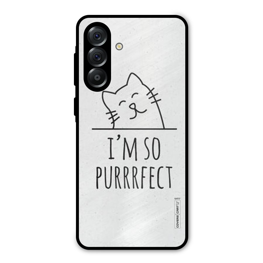 So Purrfect Metal Back Case for Galaxy A36