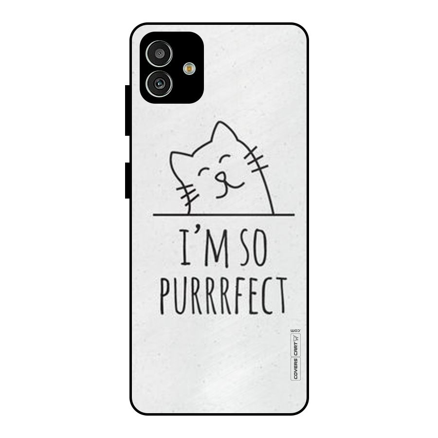 So Purrfect Metal Back Case for Galaxy M13 5G