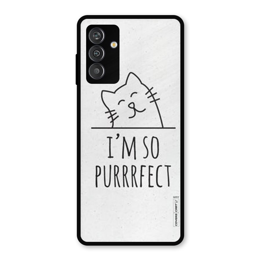 So Purrfect Metal Back Case for Galaxy M14 5G
