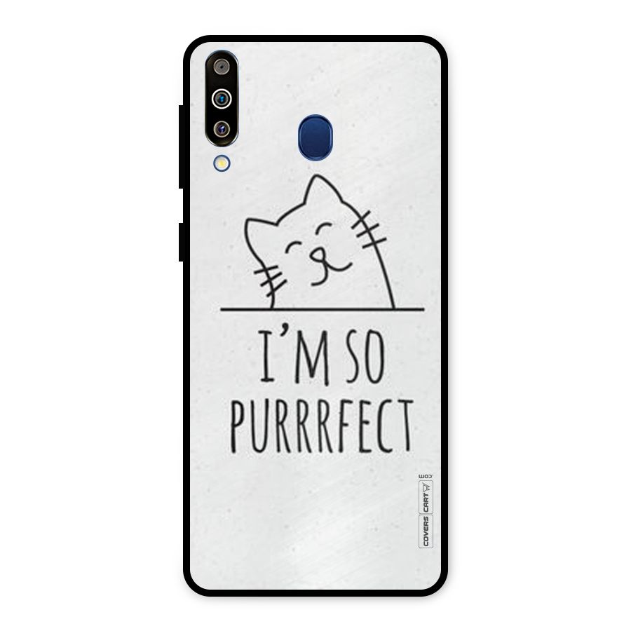 So Purrfect Metal Back Case for Galaxy M30