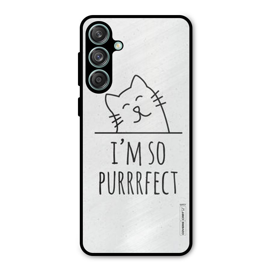 So Purrfect Metal Back Case for Galaxy M55 5G