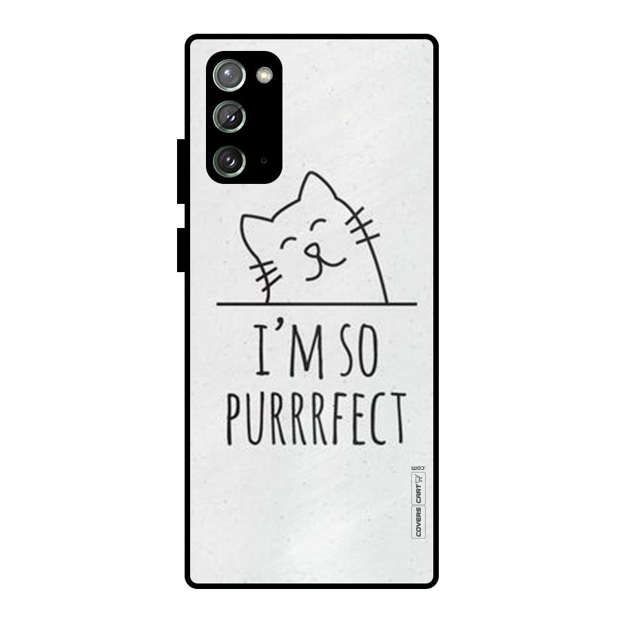 So Purrfect Metal Back Case for Galaxy Note 20