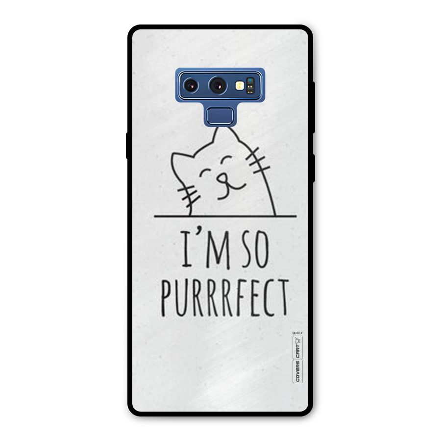 So Purrfect Metal Back Case for Galaxy Note 9