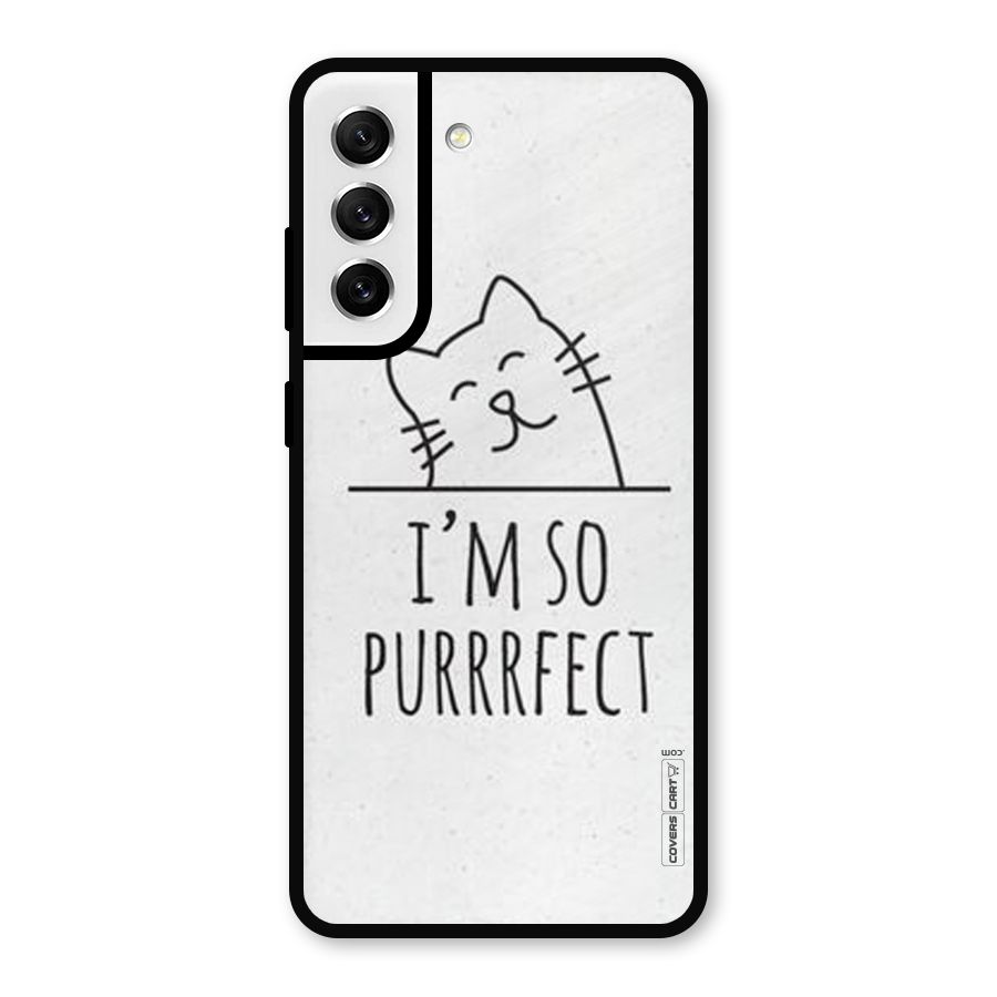 So Purrfect Metal Back Case for Galaxy S21 FE 5G
