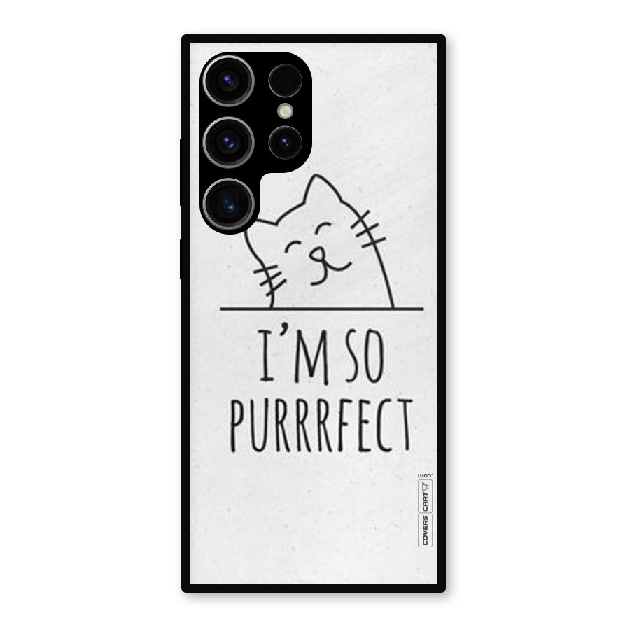 So Purrfect Metal Back Case for Galaxy S23 Ultra