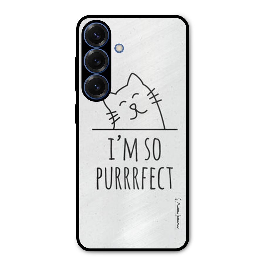 So Purrfect Metal Back Case for Galaxy S25