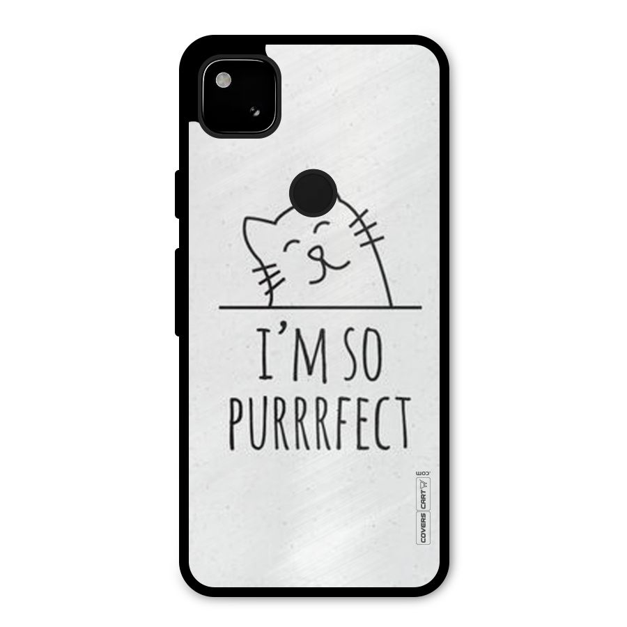 So Purrfect Metal Back Case for Google Pixel 4a