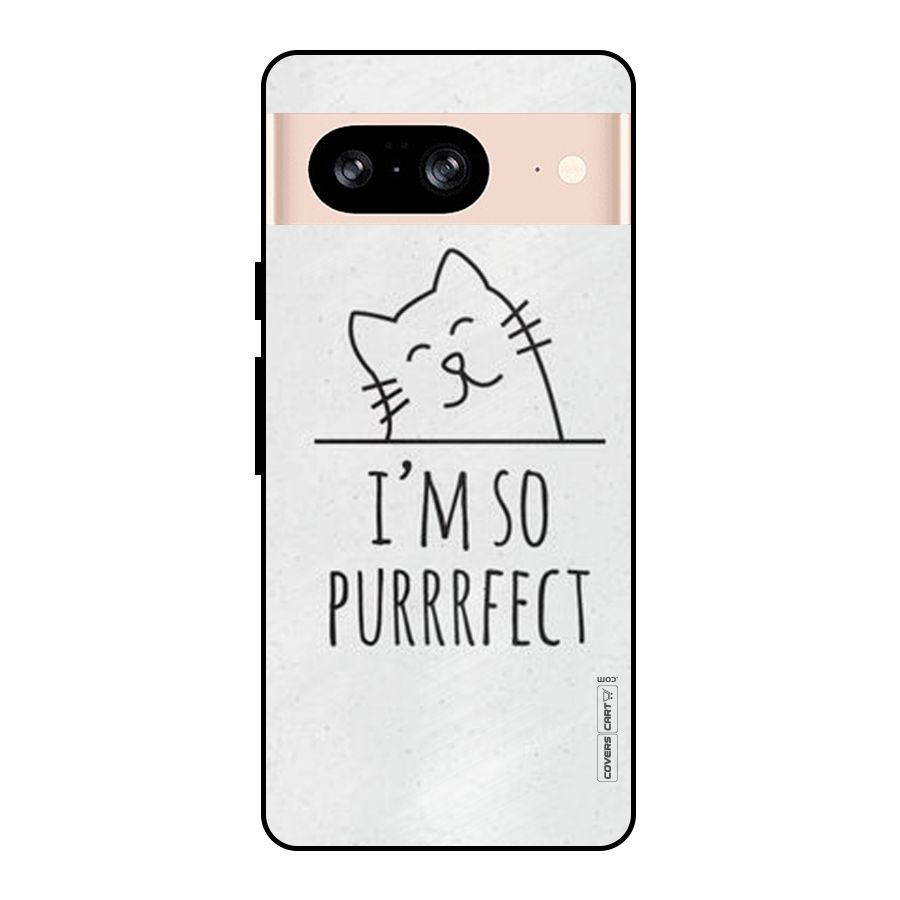 So Purrfect Metal Back Case for Google Pixel 8