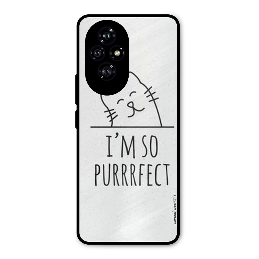 So Purrfect Metal Back Case for Honor 200