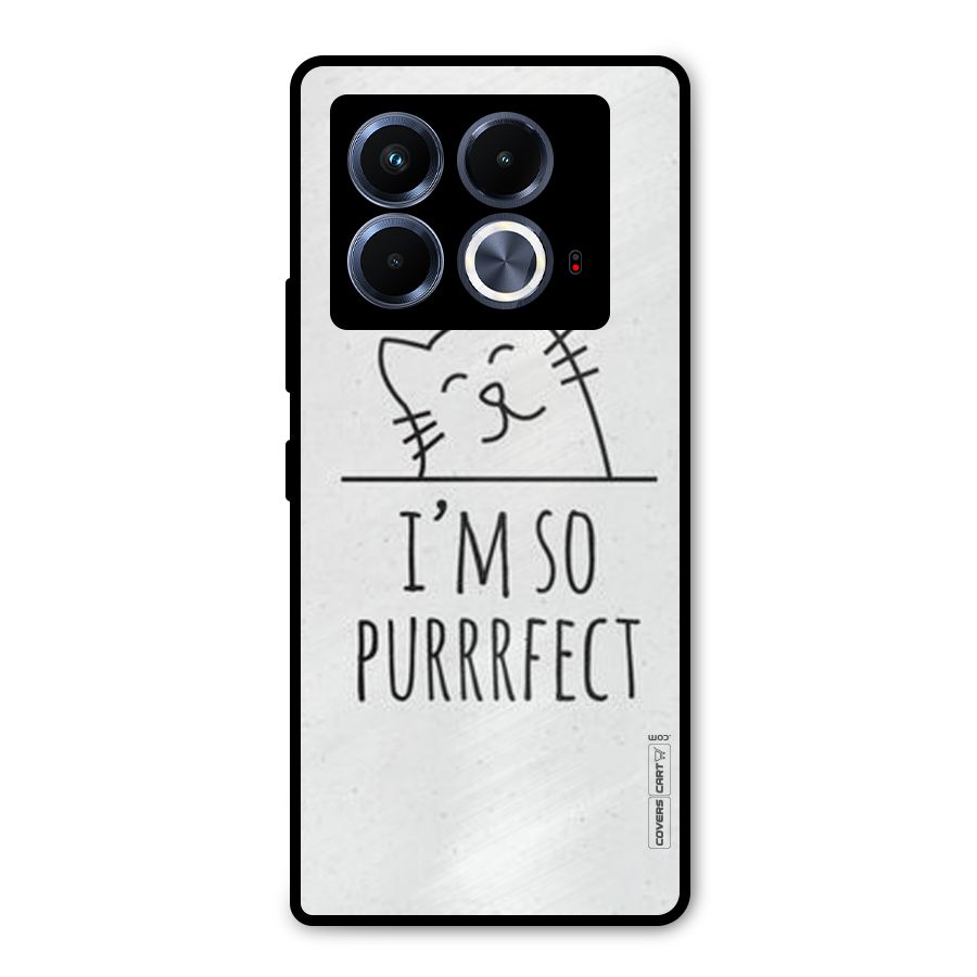 So Purrfect Metal Back Case for Infinix Note 40 5G