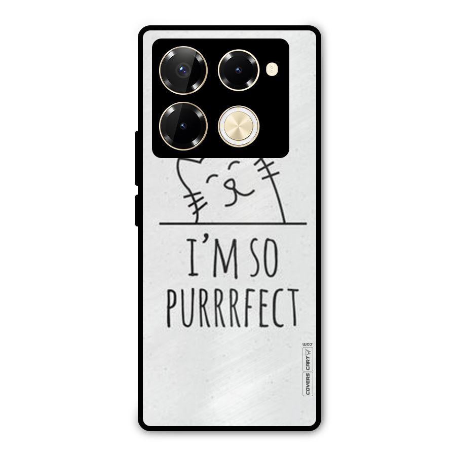 So Purrfect Metal Back Case for Infinix Note 40 Pro Plus