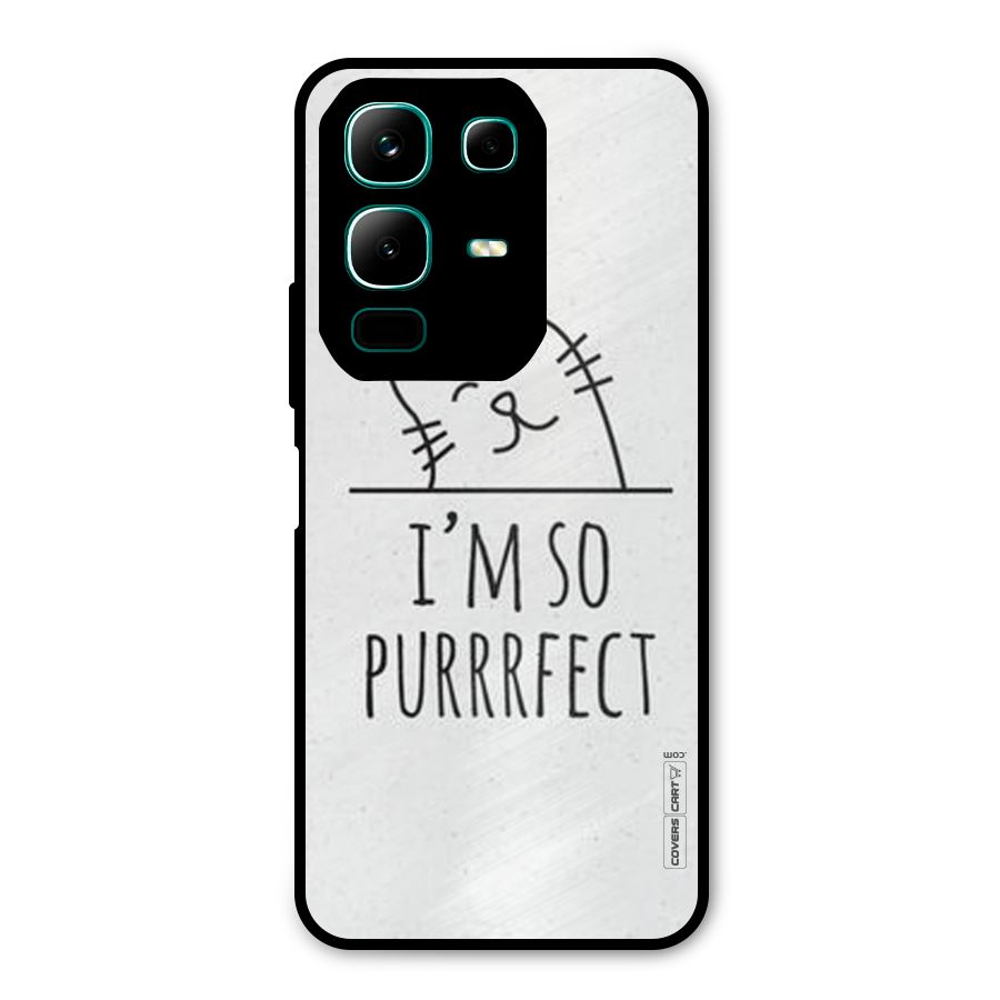 So Purrfect Metal Back Case for Infinix Note 50x