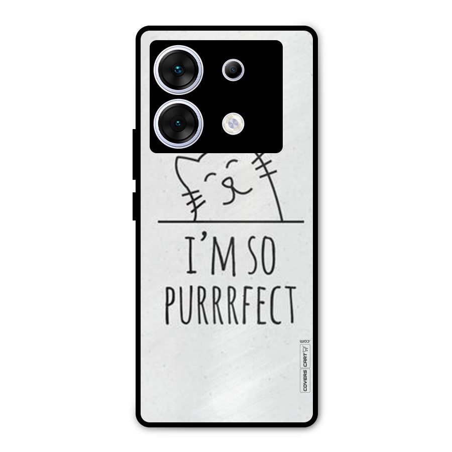 So Purrfect Metal Back Case for Infinix Zero 30 5G
