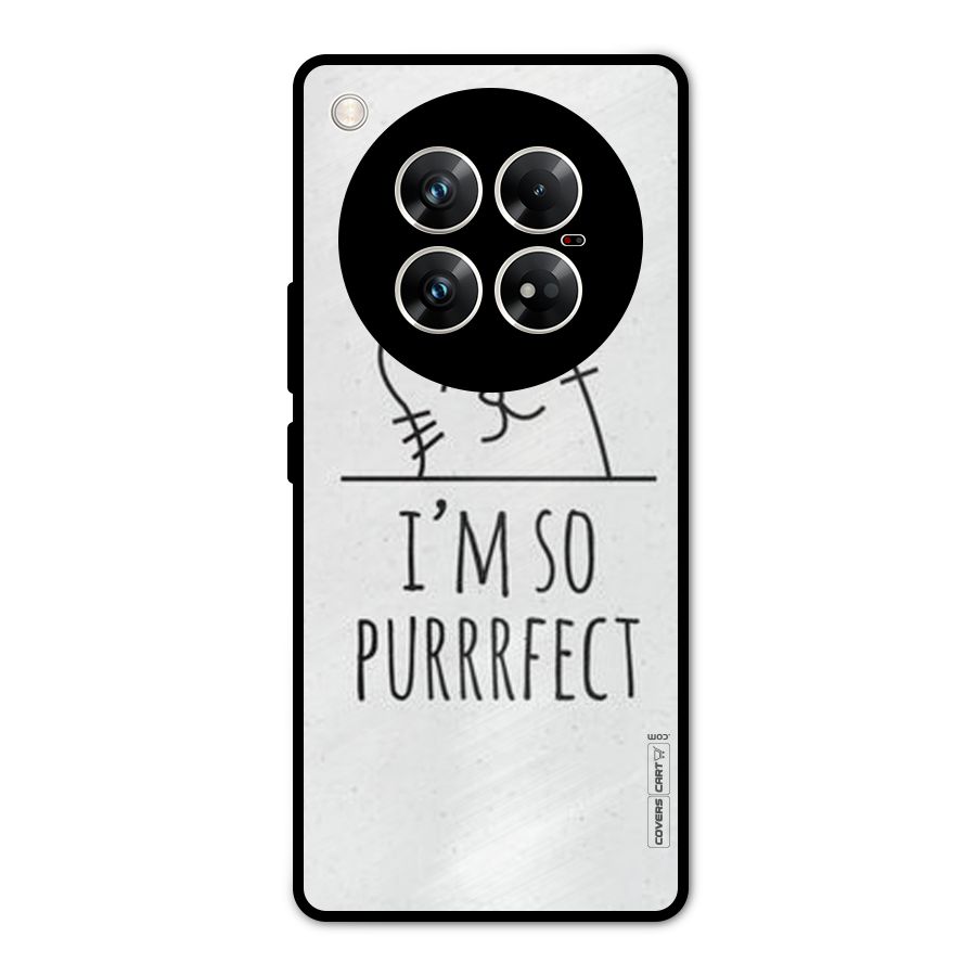 So Purrfect Metal Back Case for Infinix Zero 40 5G