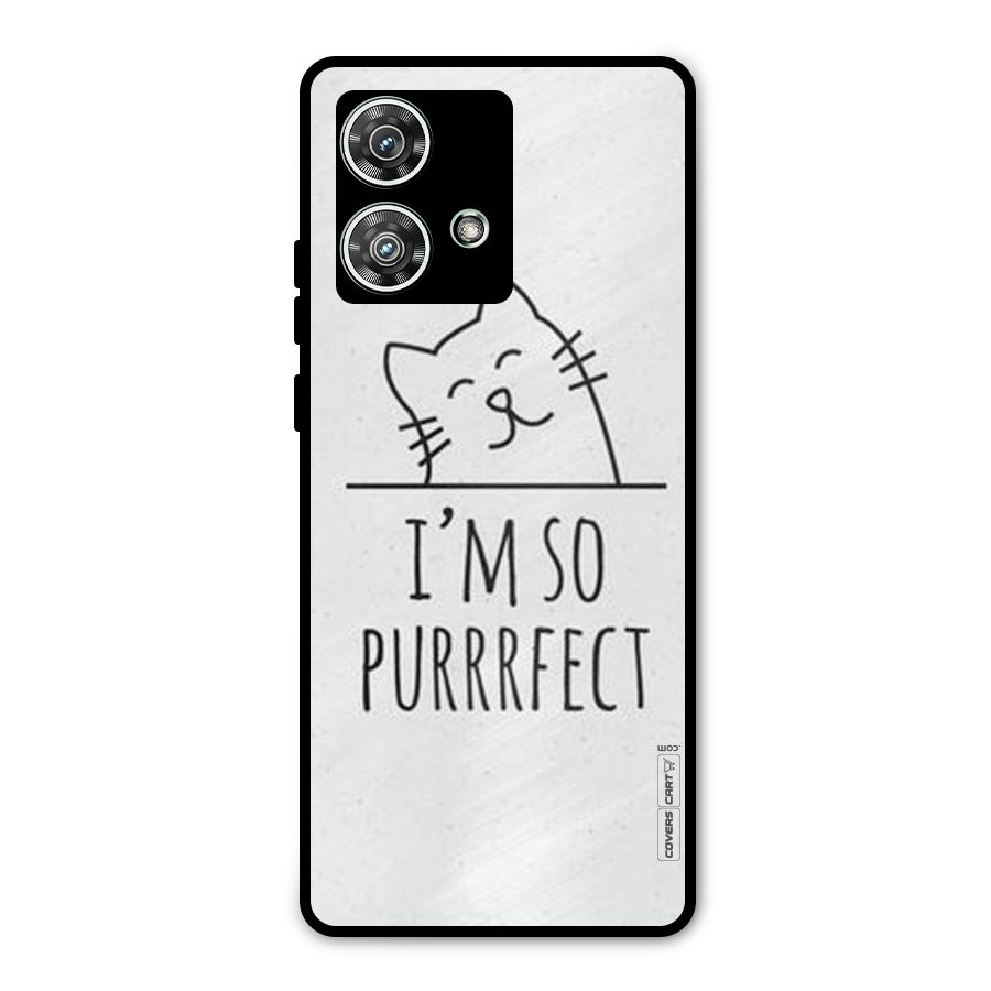 So Purrfect Metal Back Case for Motorola Edge 40 Neo