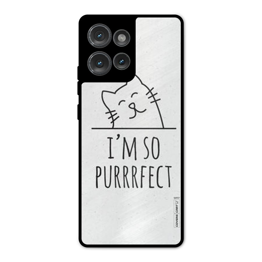 So Purrfect Metal Back Case for Motorola Edge 50