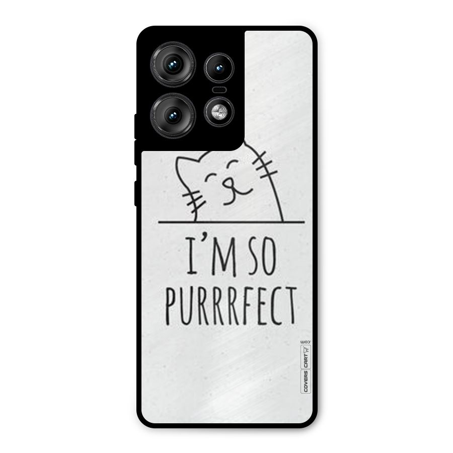 So Purrfect Metal Back Case for Motorola Edge 50 Pro