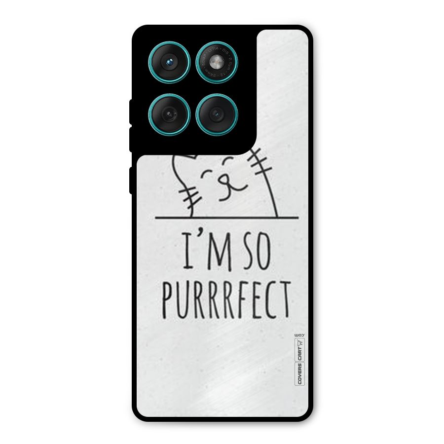 So Purrfect Metal Back Case for Motorola Edge 60 Fusion