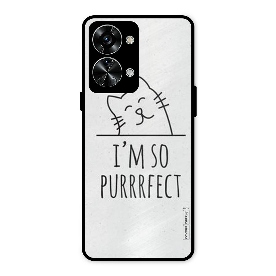 So Purrfect Metal Back Case for OnePlus Nord 2T