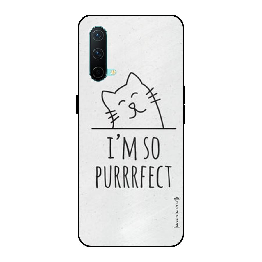 So Purrfect Metal Back Case for OnePlus Nord CE 5G
