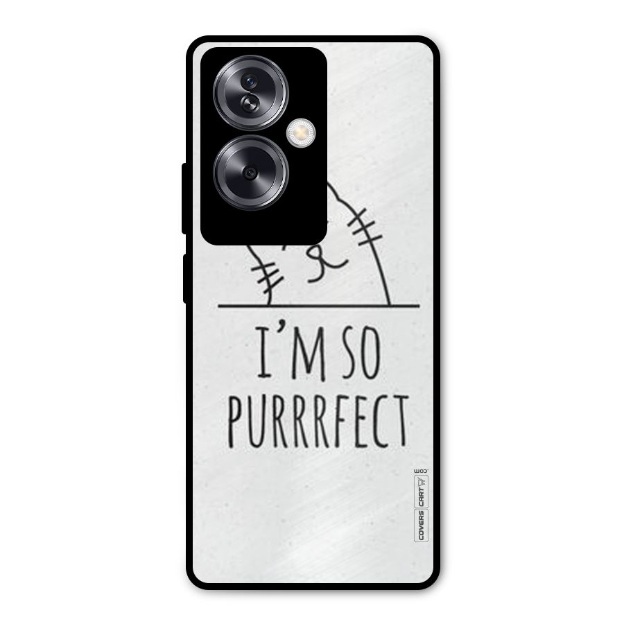 So Purrfect Metal Back Case for Oppo A79 5G