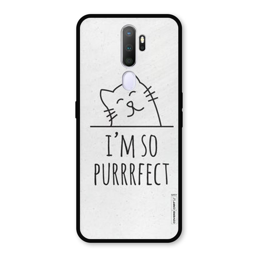 So Purrfect Metal Back Case for Oppo A9 (2020)