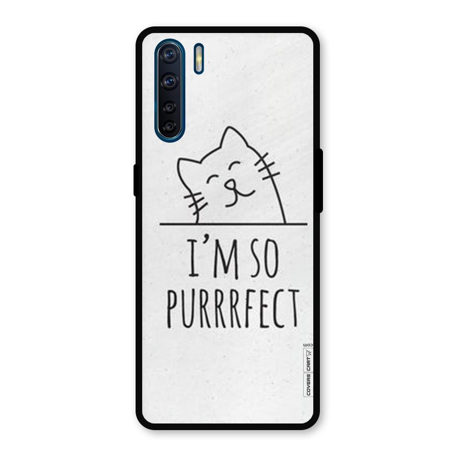 So Purrfect Metal Back Case for Oppo F15