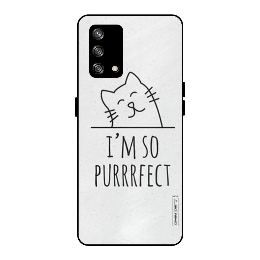 So Purrfect Metal Back Case for Oppo F19