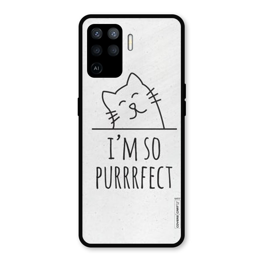 So Purrfect Metal Back Case for Oppo F19 Pro