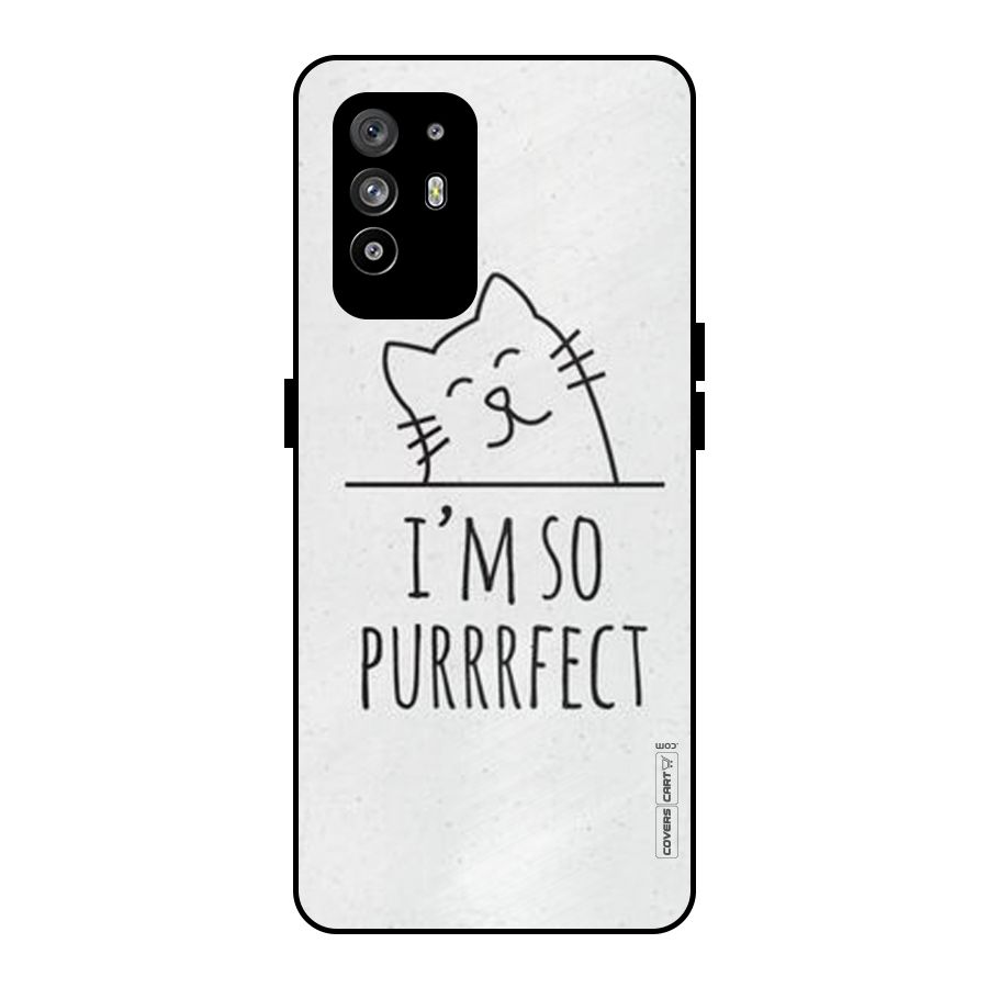 So Purrfect Metal Back Case for Oppo F19 Pro Plus 5G