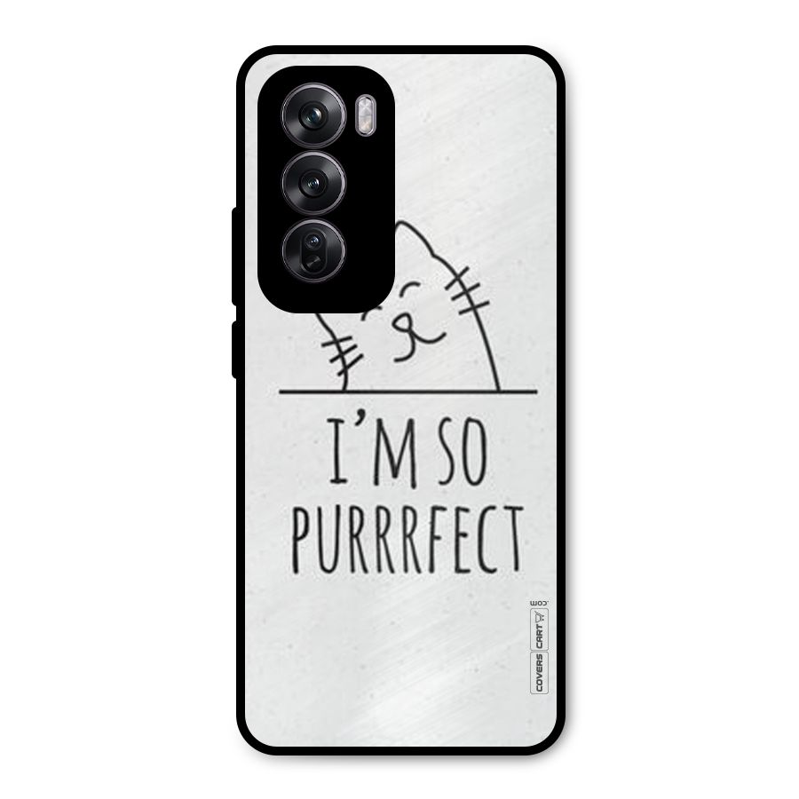 So Purrfect Metal Back Case for Oppo Reno12 Pro