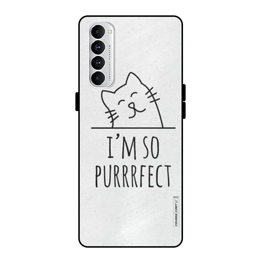 So Purrfect Metal Back Case for Oppo Reno4 Pro