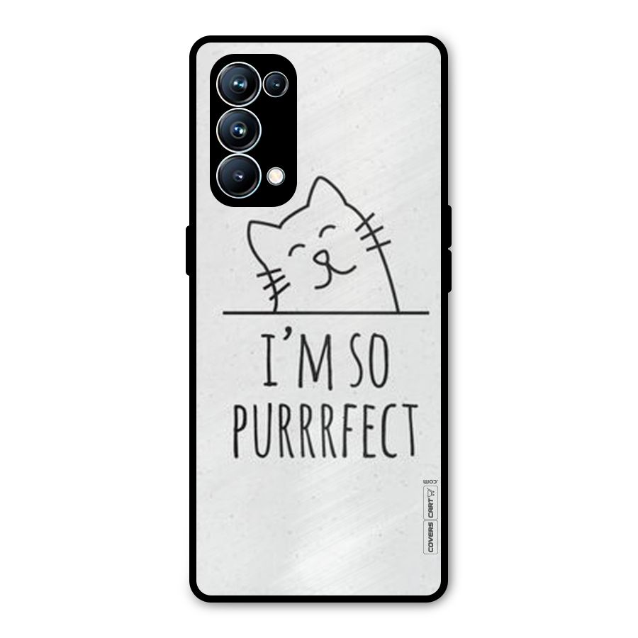 So Purrfect Metal Back Case for Oppo Reno5 Pro 5G