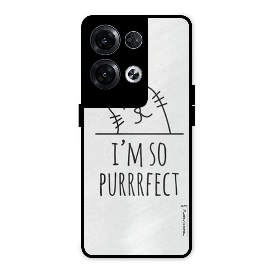 So Purrfect Metal Back Case for Oppo Reno8 Pro 5G