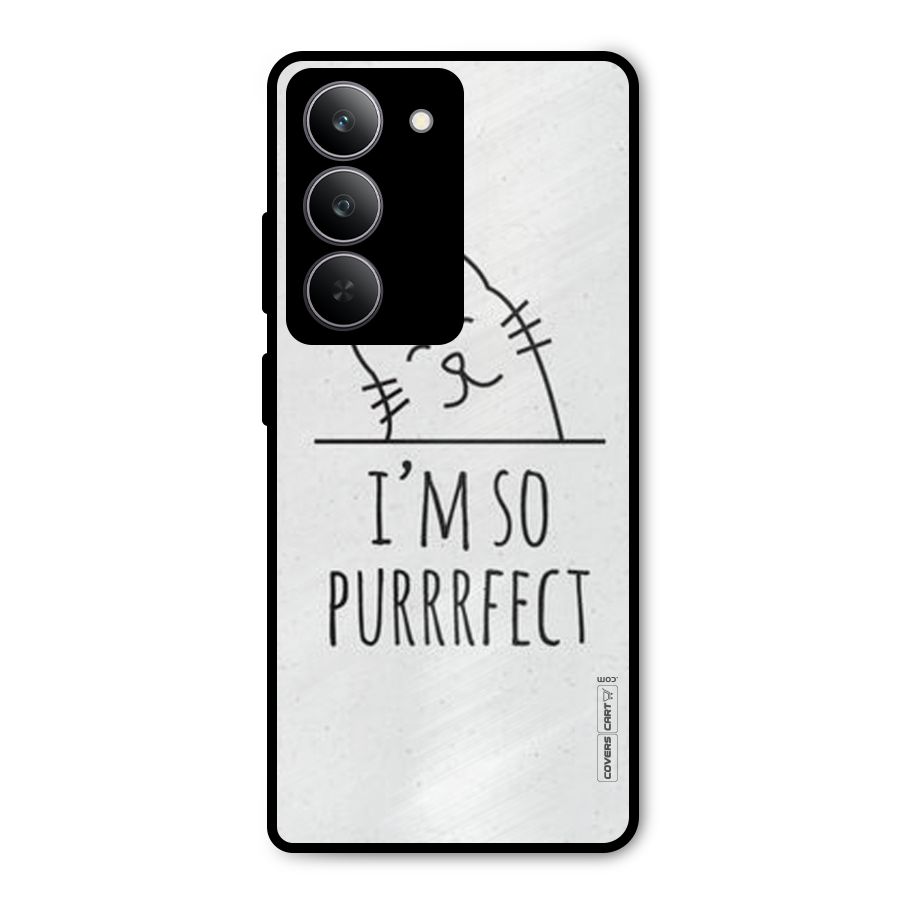 So Purrfect Metal Back Case for Realme 14x
