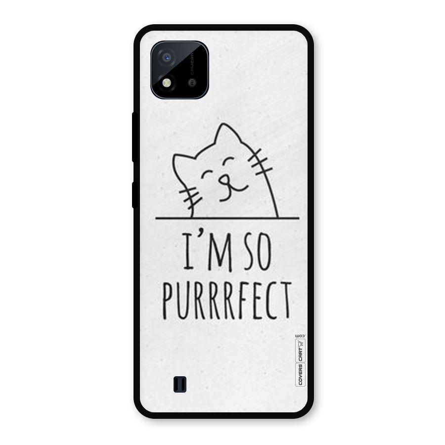 So Purrfect Metal Back Case for Realme C11 2021