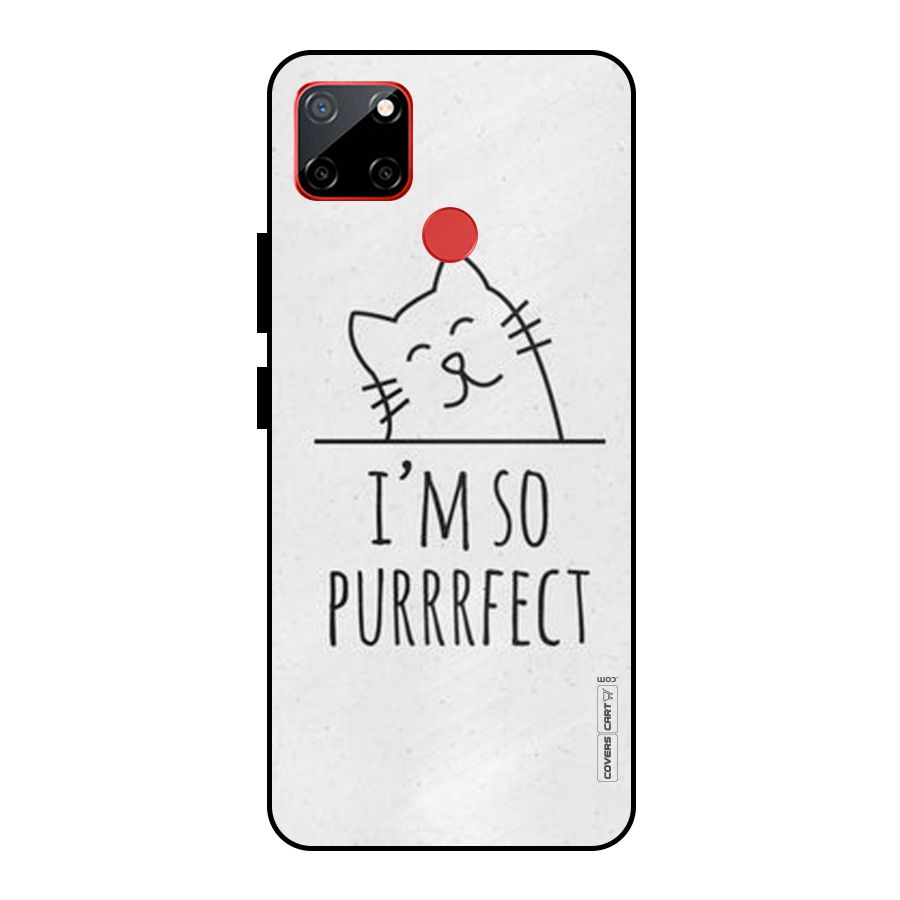 So Purrfect Metal Back Case for Realme C12