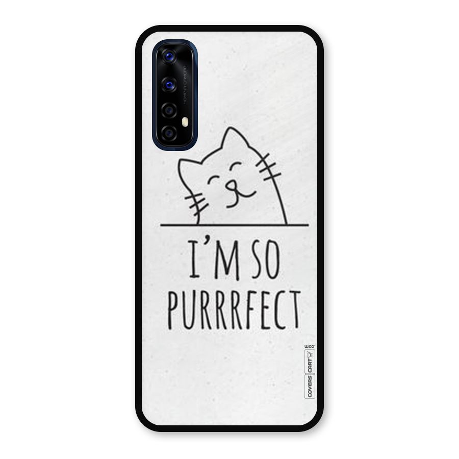 So Purrfect Metal Back Case for Realme Narzo 20 Pro