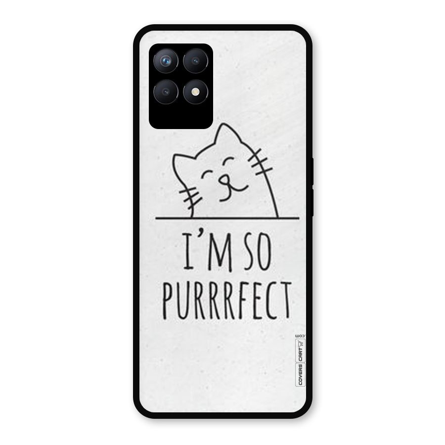 So Purrfect Metal Back Case for Realme Narzo 50