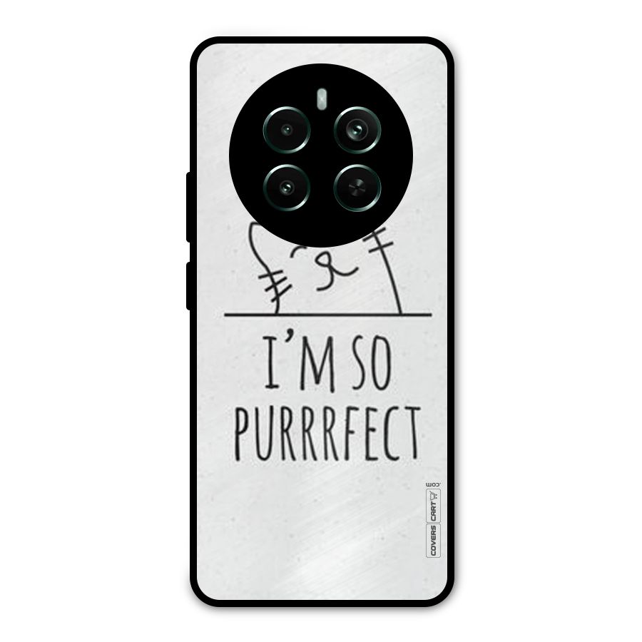 So Purrfect Metal Back Case for Realme Narzo 70 Pro