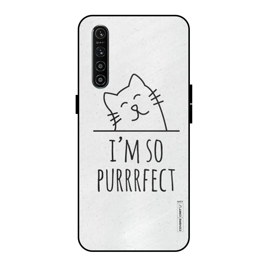 So Purrfect Metal Back Case for Realme XT