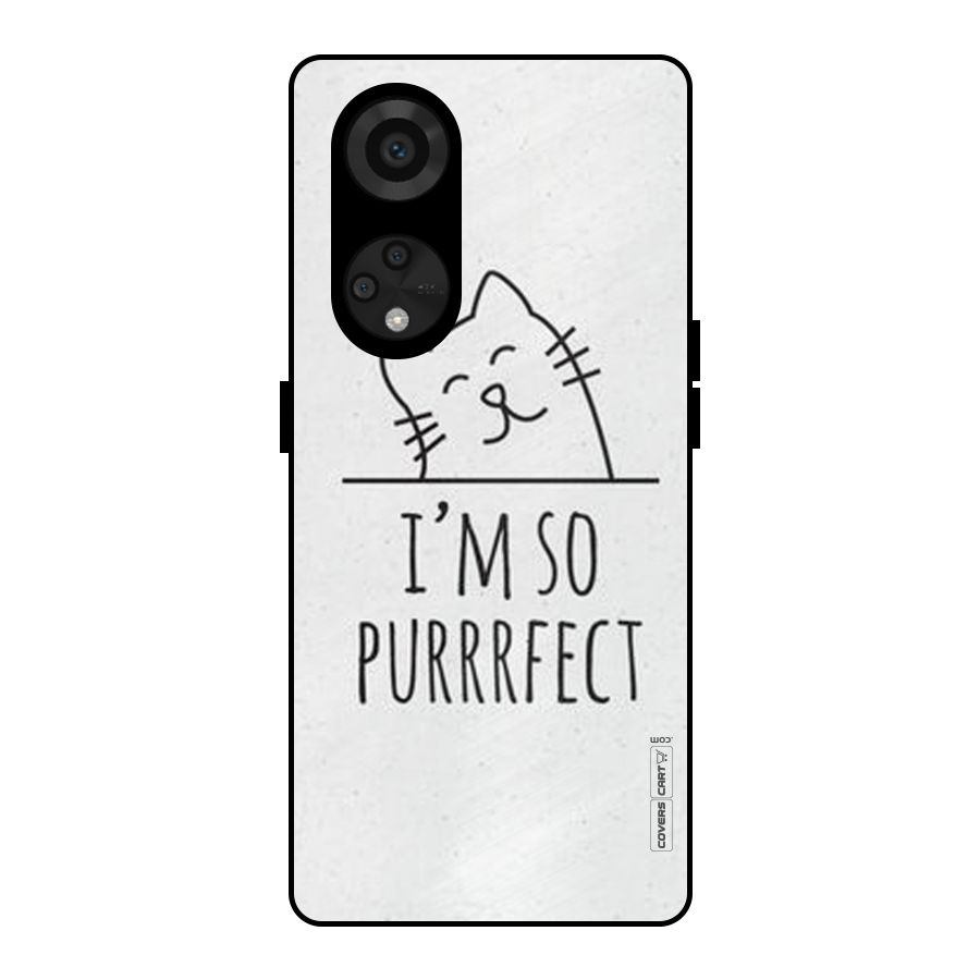 So Purrfect Metal Back Case for Reno8 T 5G