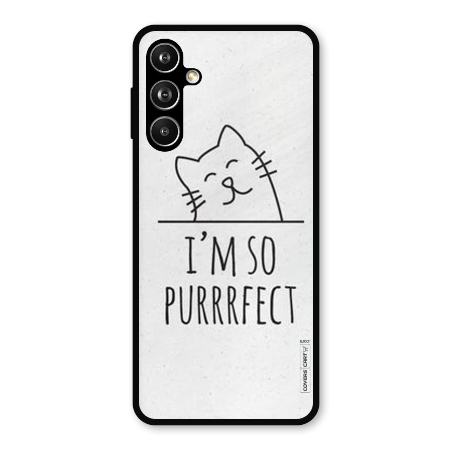 So Purrfect Metal Back Case for Samsung Galaxy M54